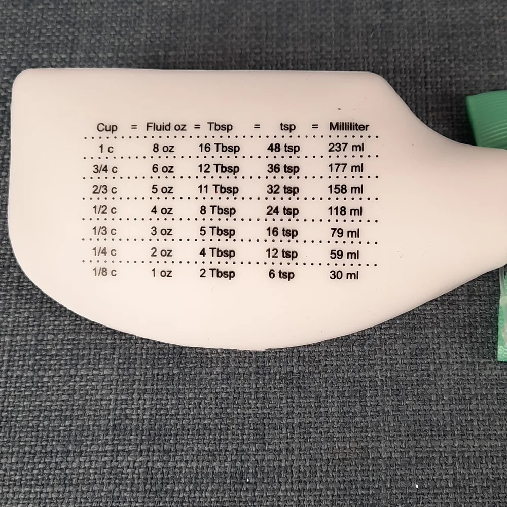 Silicone Spatula Funny Burn Calories Heat Resistant Dishwasher Safe Gift NWT